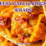 Cheesy Garlic Chicken Wraps - yay recipes cover