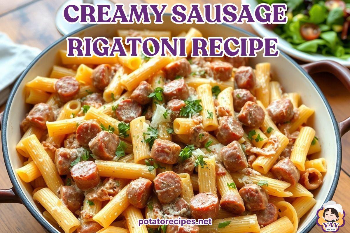 Creamy Sausage Rigatoni Recipe