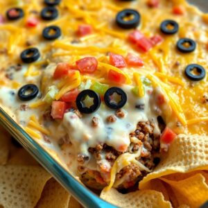 taco dip with ground beef